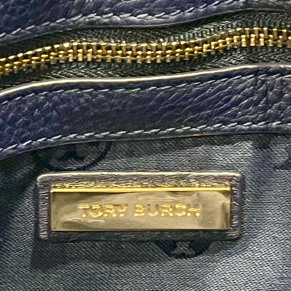 EUC Tory Burch Stunning Blue Shoulder/Crossbody Bag 
***GET IT QUICK ***!!! - Picture 5 of 11